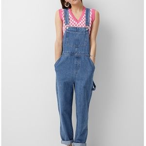 Simons Loose Denim Overalls